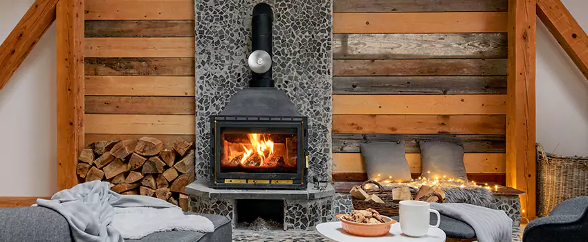 Thelin Hearth Products Direct Vent Gas Stove Fireplace Inspection in Hermiston, Oregon